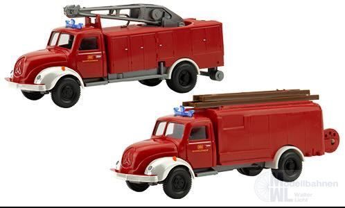 Wiking 251265 - Set Edition Deutsche Bundesbahn Nr.5 Bahnfeuerwehr H0 1:87 Wiking 251265 - Set Edition Deutsche Bundesbahn Nr.5 Bahnfeuerwehr H0 1:87